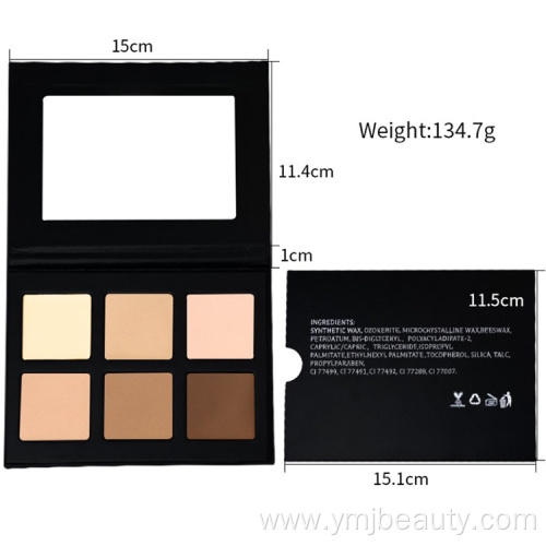 6 Colors Cream Palette Concealer Makeup